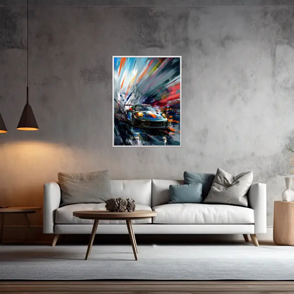 911 GT3 R Artwork #1 - Custom wall art