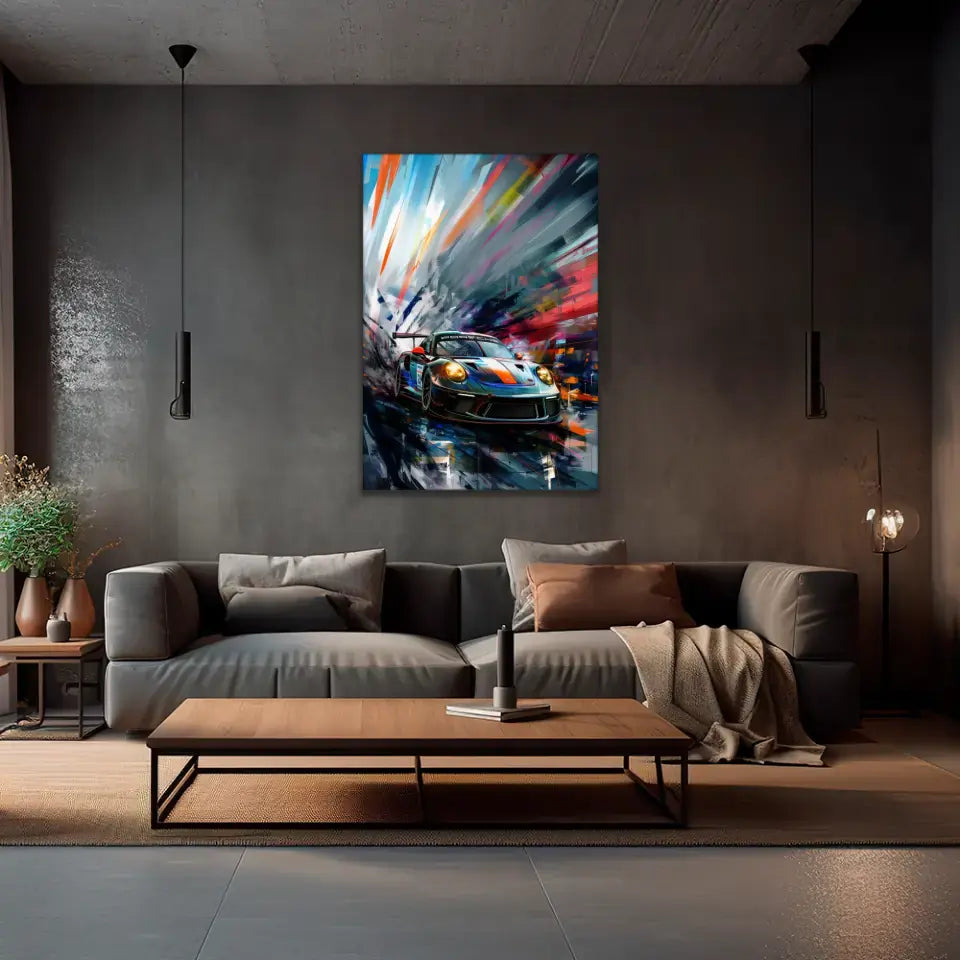 911 GT3 R Artwork #1 - Custom wall art
