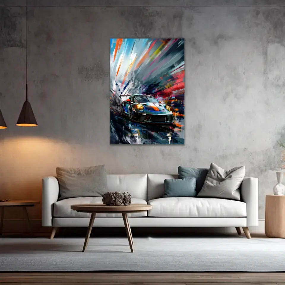 911 GT3 R Artwork #1 - Custom wall art