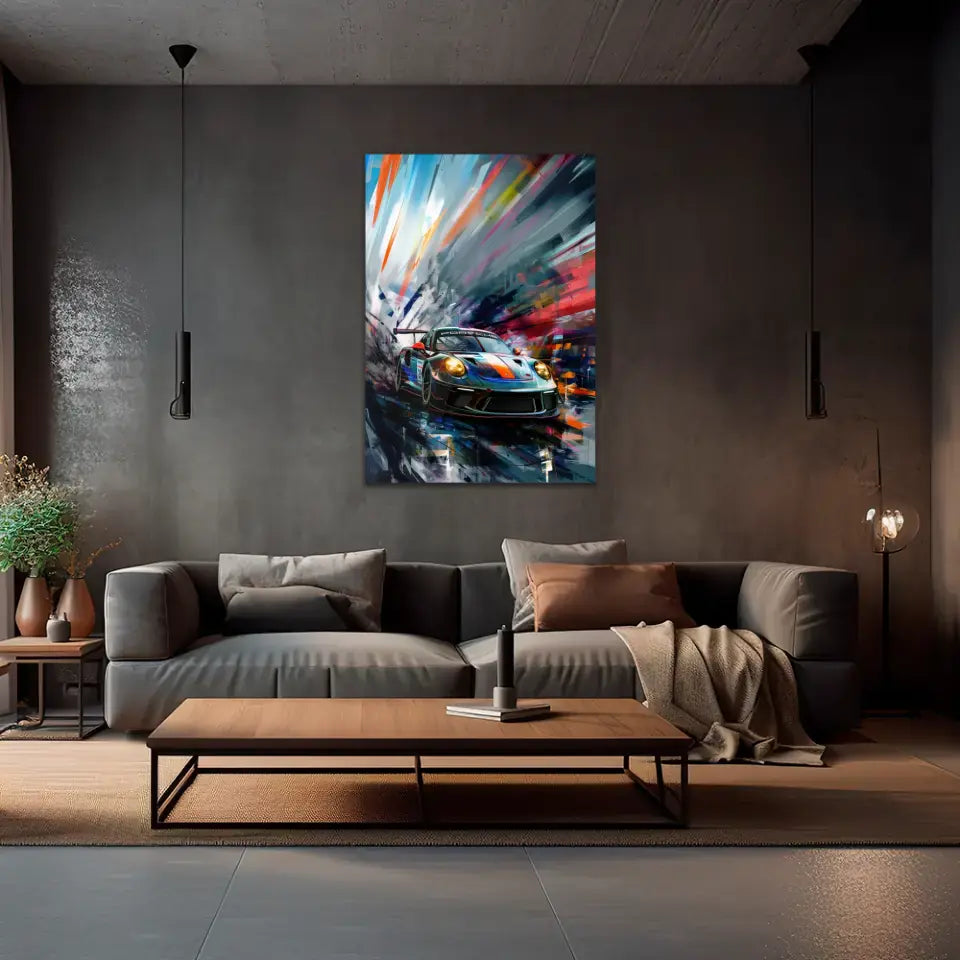 911 GT3 R Artwork #1 - Custom wall art