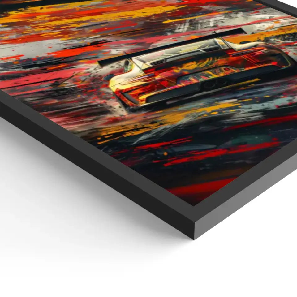 911 GT3 R Artwork #2 - Personnalisé affiche murale