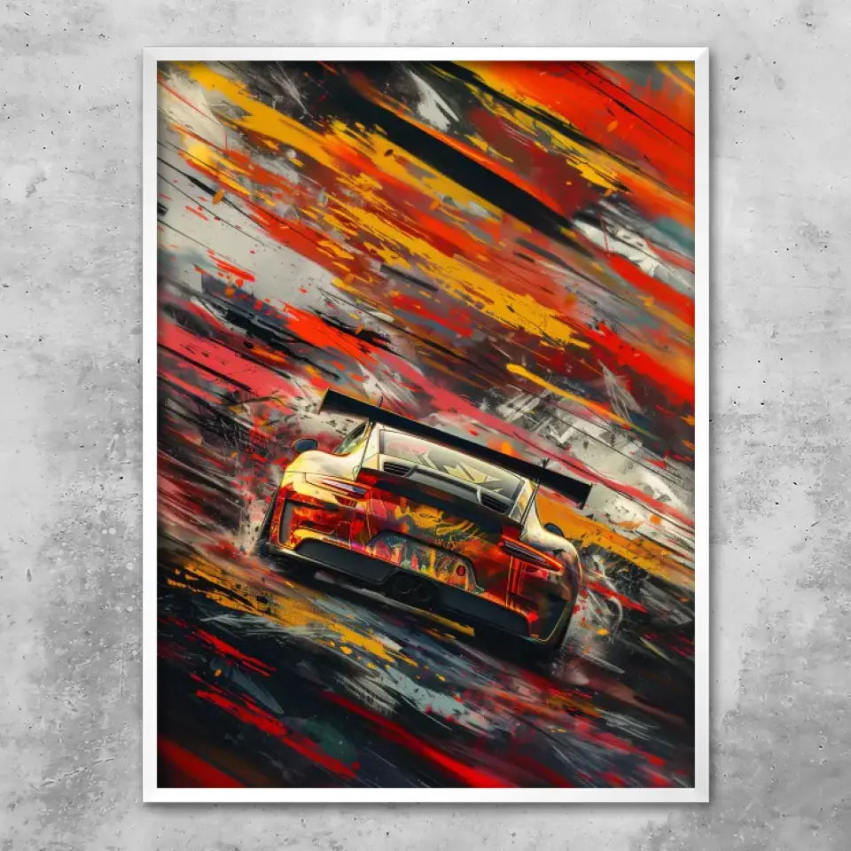 911 GT3 R Artwork #2 - Quadro personalizzato