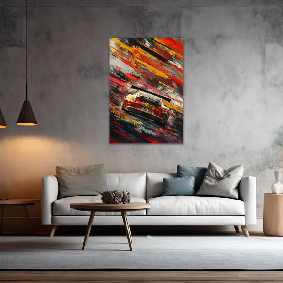 911 GT3 R Artwork #2 - Custom wall art