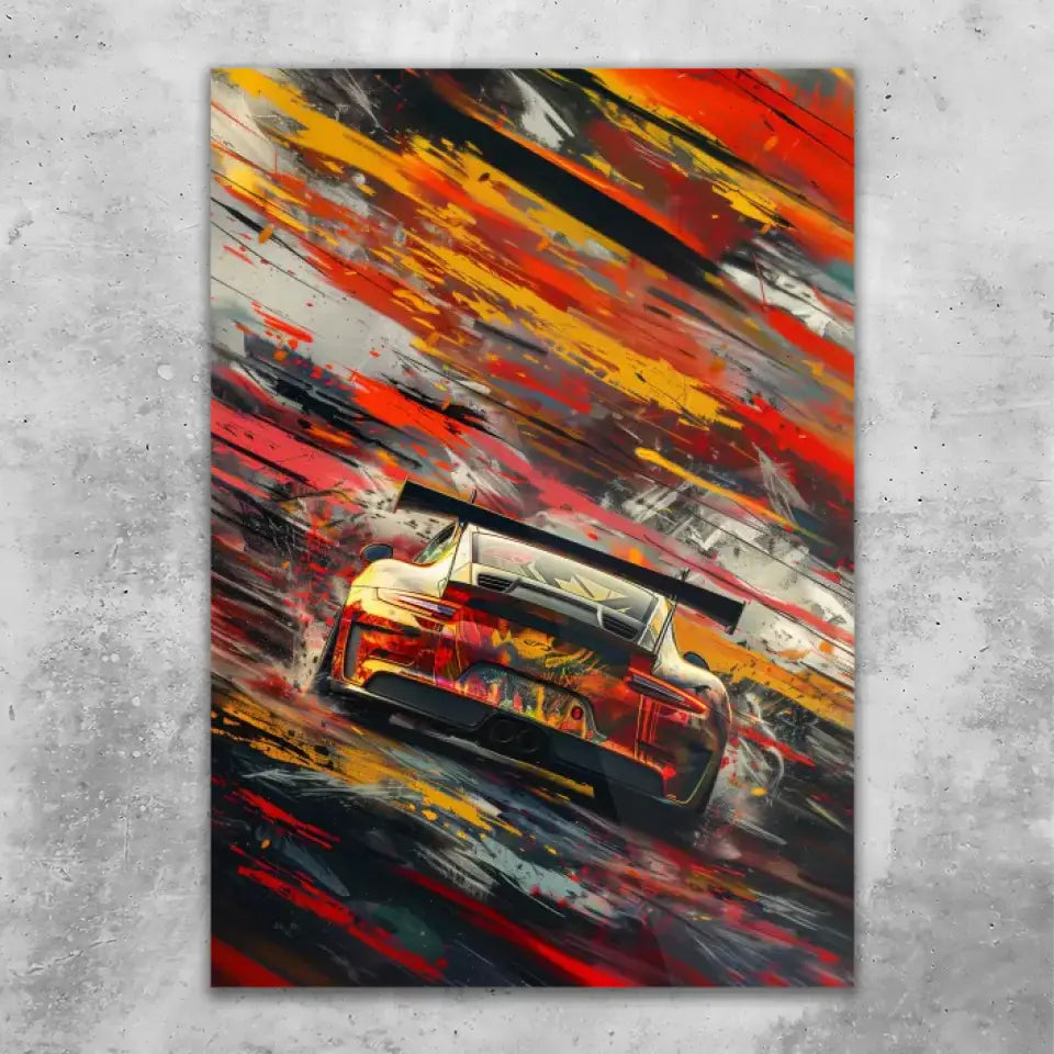 911 GT3 R Artwork #2 - Quadro personalizzato