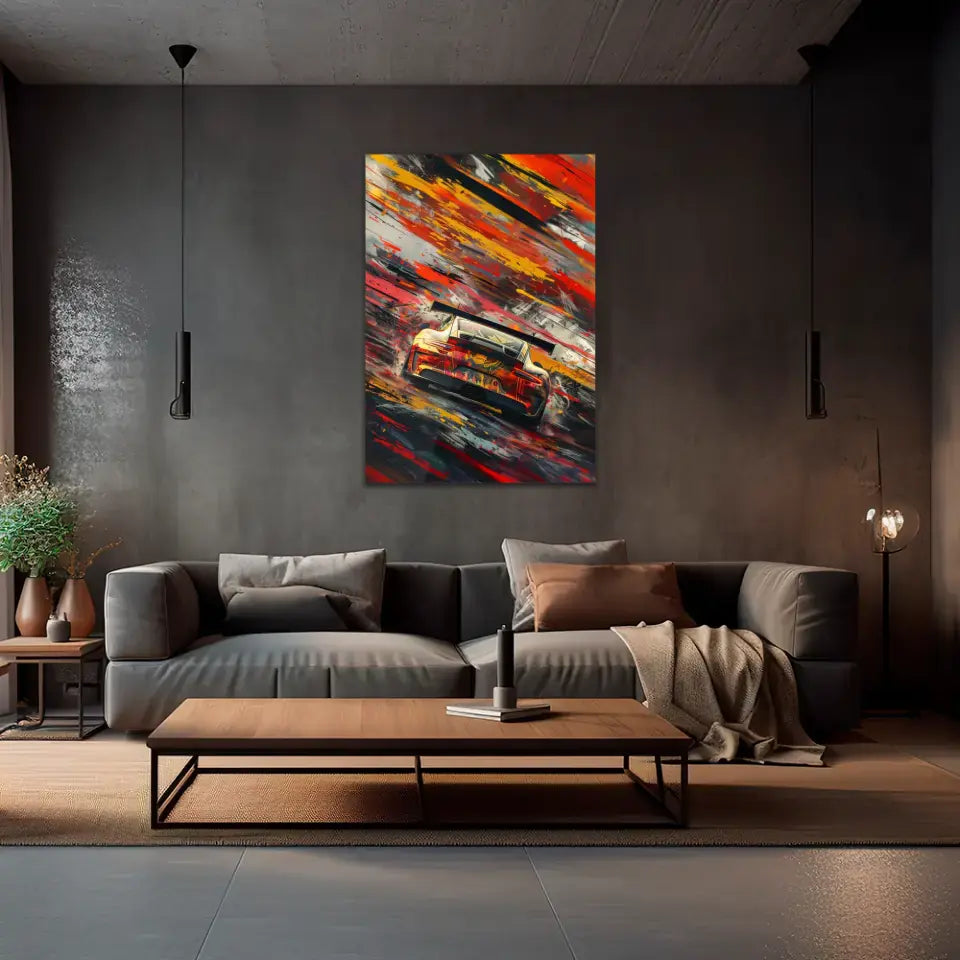 911 GT3 R Artwork #2 - Quadro personalizzato