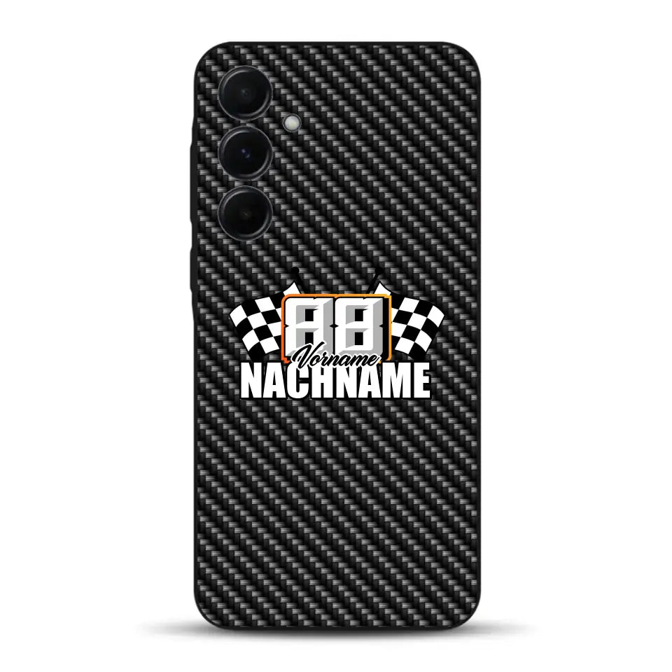 Carbon style #1 - Custom phone case for Samsung