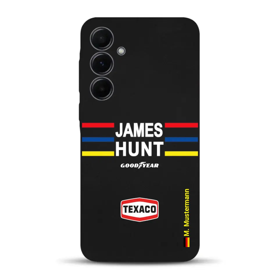 James Hunt Helm Livery - Personnalisé coque pour Samsung