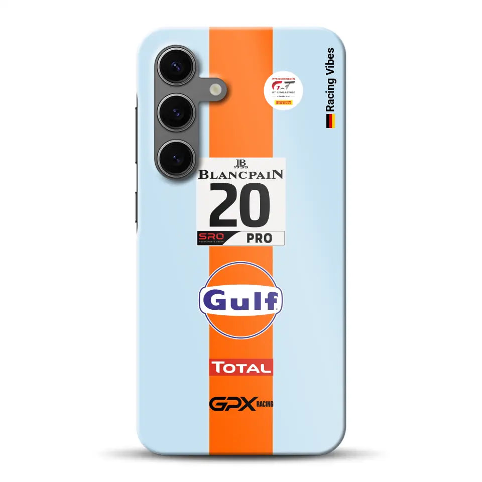 Gulf Porsche GT Livery - Hard case for Samsung