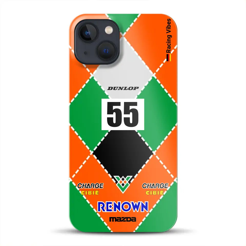 787B 1991 24h Sieger Livery - Individuelle Hardcase Hülle für iPhone
