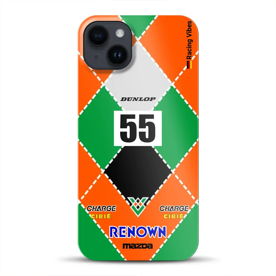 787B 1991 24h Sieger Livery - Individuelle Hardcase Hülle für iPhone