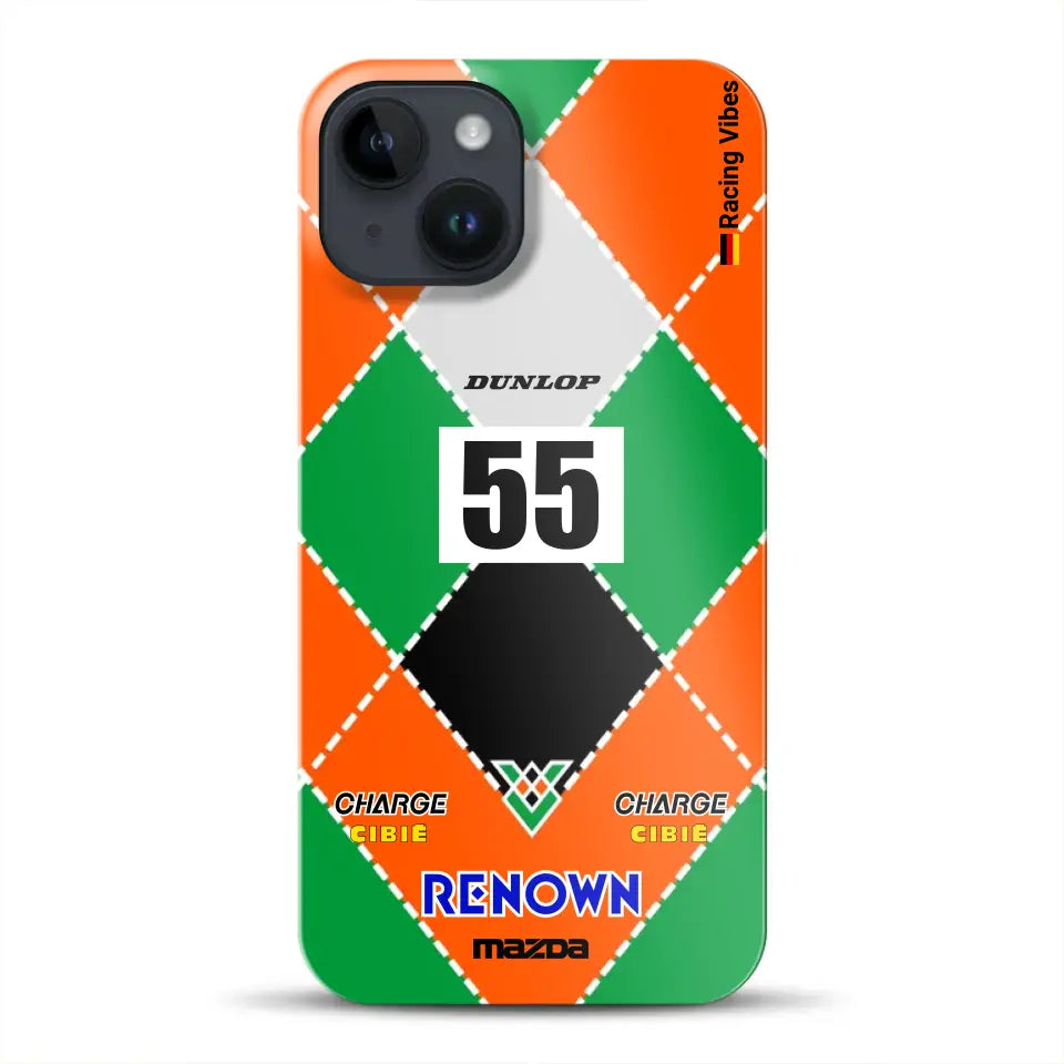 787B 1991 24h Sieger Livery - Individuelle Hardcase Hülle für iPhone