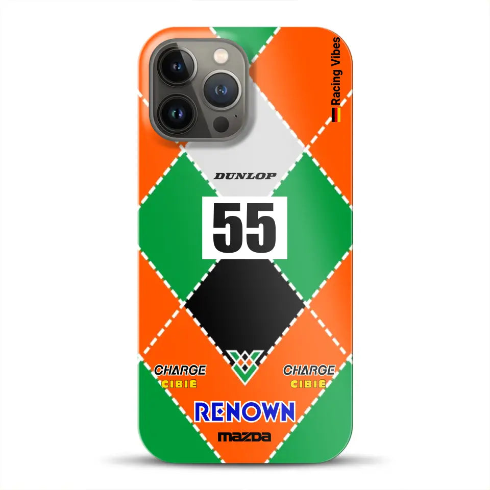 787B 1991 24h Sieger Livery - Individuelle Hardcase Hülle für iPhone