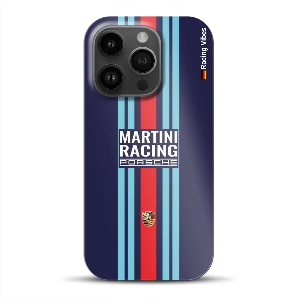 Martini Porsche Livery #2 - Individuelle Hardcase Hülle für iPhone