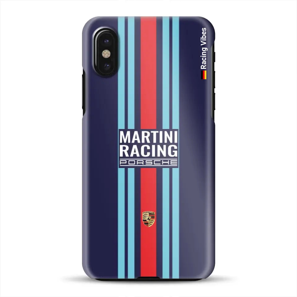 Martini Porsche Livery #2 - Individuelle Hardcase Hülle für iPhone