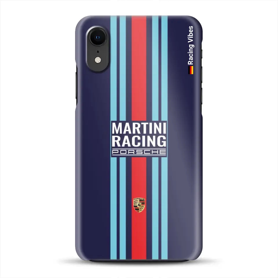 Martini Porsche Livery #2 - Individuelle Hardcase Hülle für iPhone