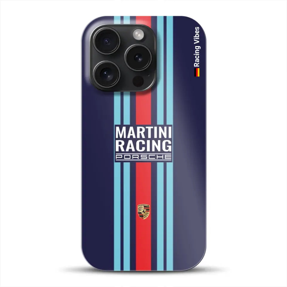 Martini Porsche Livery #2 - Individuelle Hardcase Hülle für iPhone