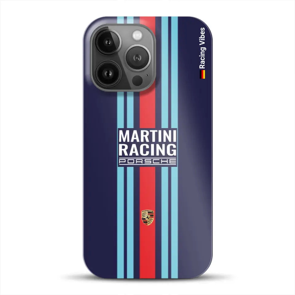 Martini Porsche Livery #2 - Individuelle Hardcase Hülle für iPhone