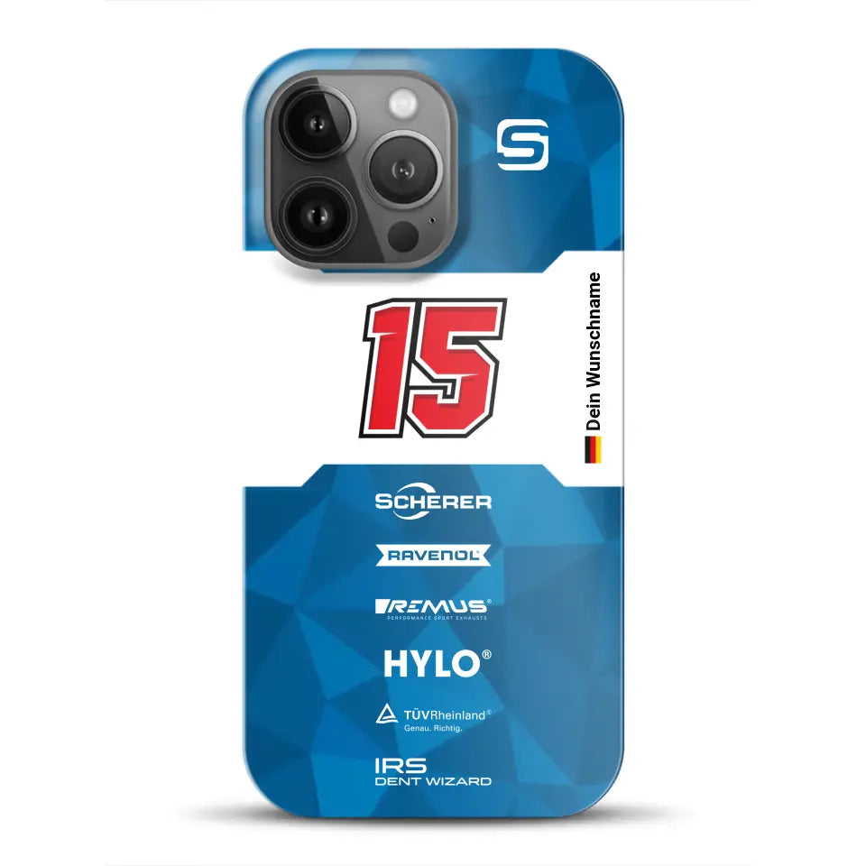 Scherer Sport PHX #15 24h Nürburgring 2024 Livery - Custodia rigida per iPhone