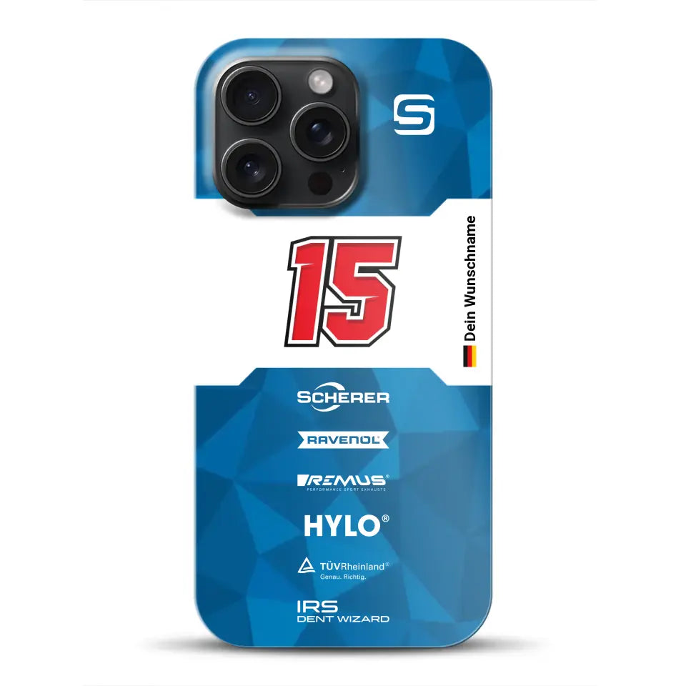 Scherer Sport PHX #15 24h Nürburgring 2024 Livery - Custodia rigida per iPhone