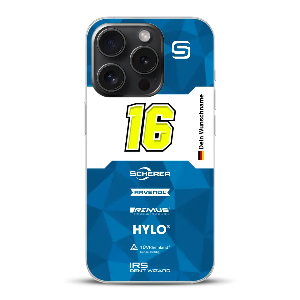 Scherer Sport PHX #16 Sieger 24h Nürburgring 2024 Livery - Custodia per cellulare personalizzata per iPhone