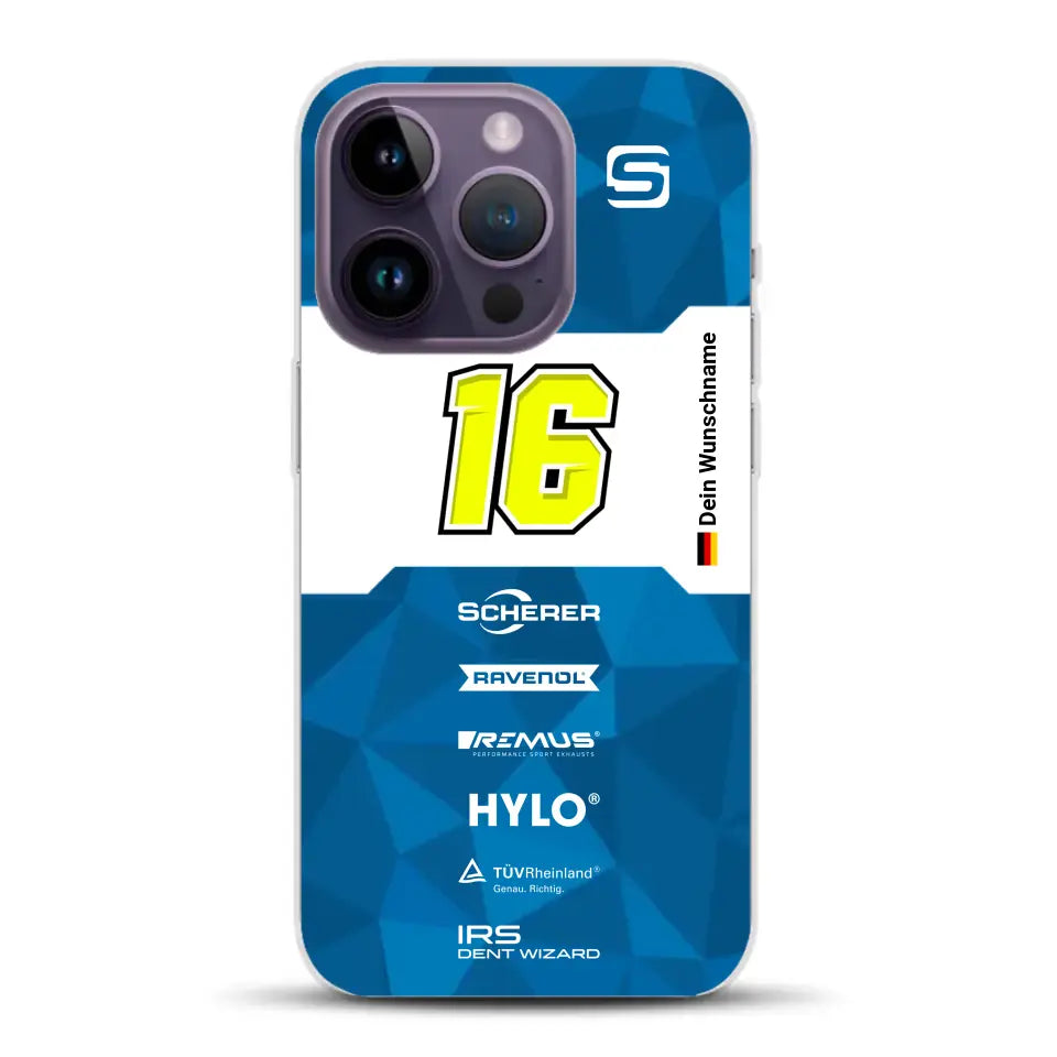 Scherer Sport PHX #16 Sieger 24h Nürburgring 2024 Livery - Custodia per cellulare personalizzata per iPhone