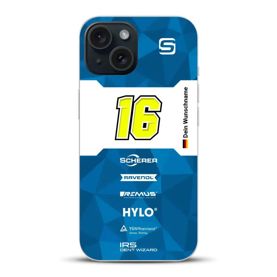 Scherer Sport PHX #16 Sieger 24h Nürburgring 2024 Livery - Custodia per cellulare personalizzata per iPhone