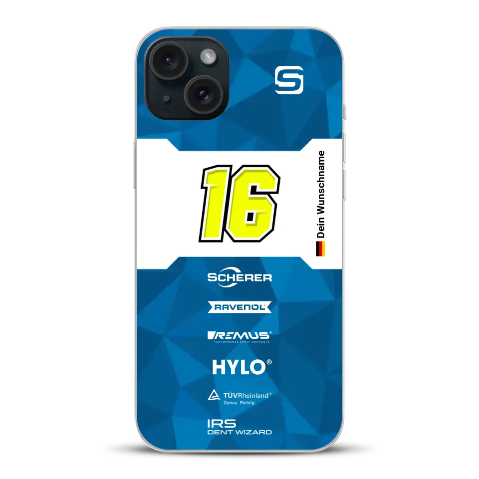 Scherer Sport PHX #16 Sieger 24h Nürburgring 2024 Livery - Custodia per cellulare personalizzata per iPhone