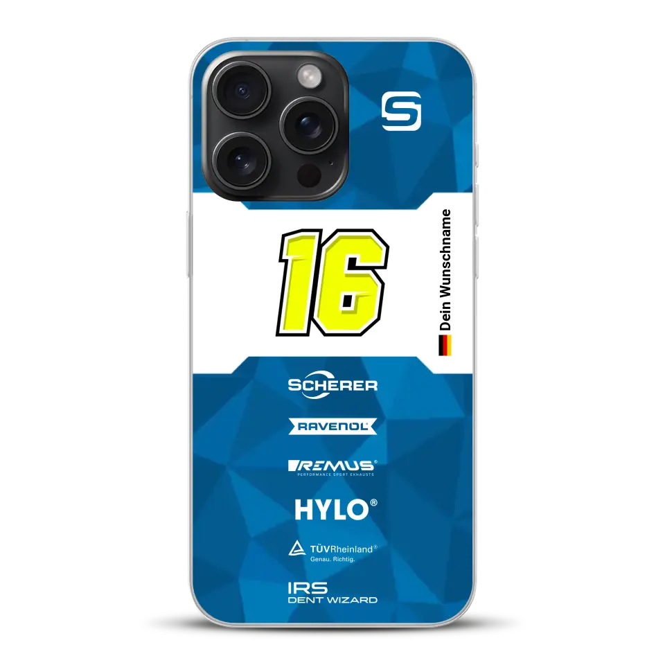 Scherer Sport PHX #16 Sieger 24h Nürburgring 2024 Livery - Custodia per cellulare personalizzata per iPhone