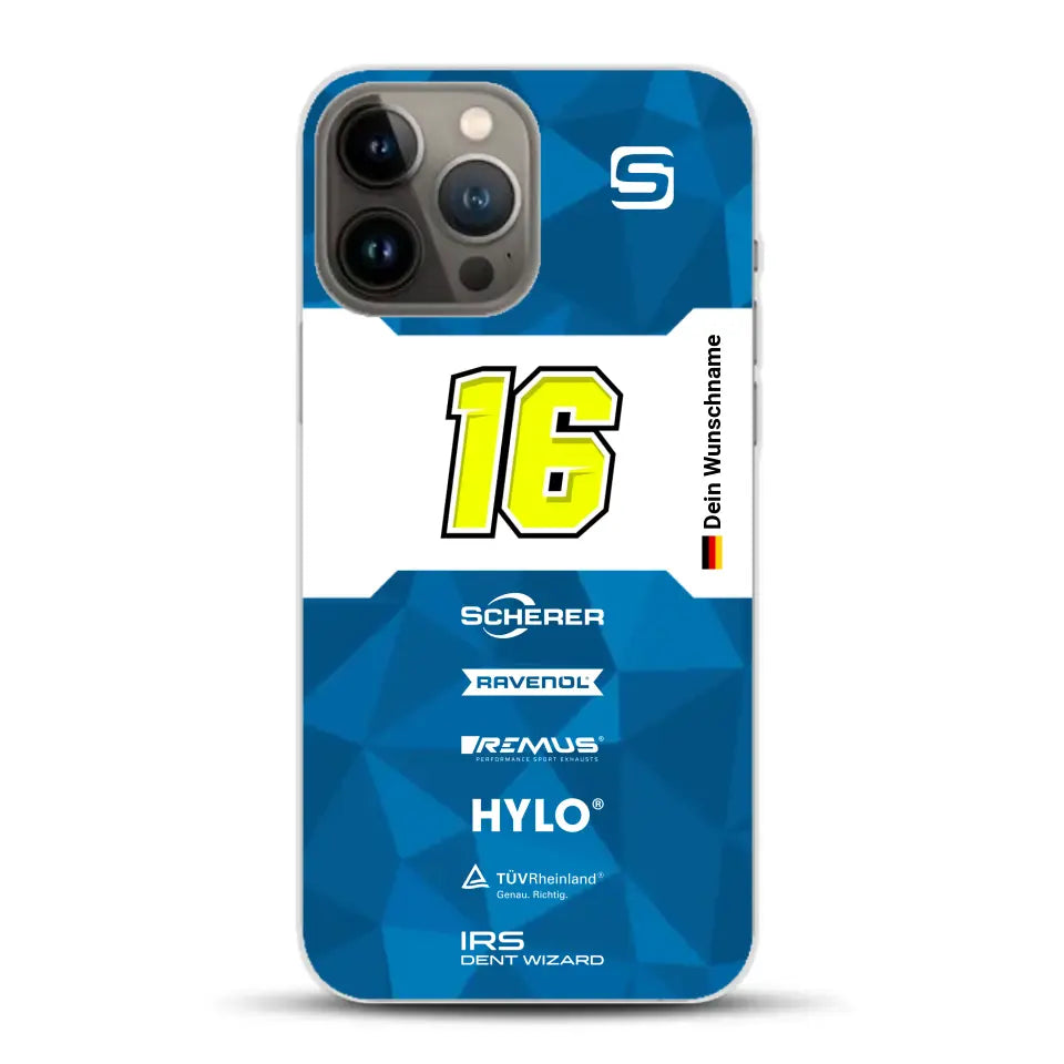 Scherer Sport PHX #16 Sieger 24h Nürburgring 2024 Livery - Custodia per cellulare personalizzata per iPhone