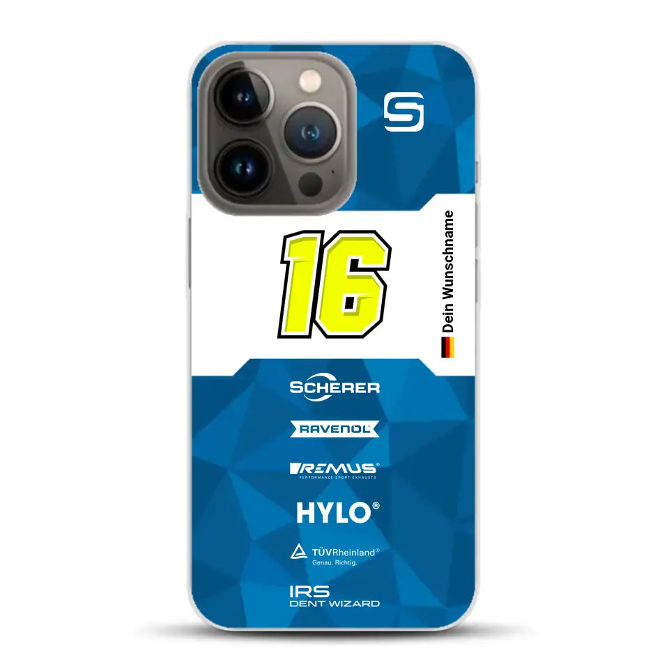 Scherer Sport PHX #16 Sieger 24h Nürburgring 2024 Livery - Custodia per cellulare personalizzata per iPhone