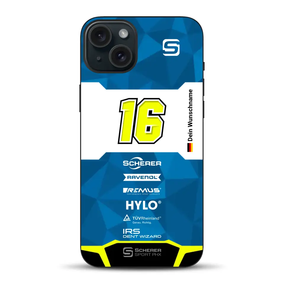 Scherer Sport PHX #16 Sieger 24h Nürburgring 2024 Livery - Custodia per cellulare personalizzata per iPhone