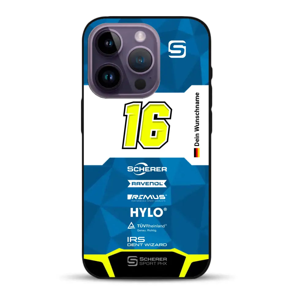 Scherer Sport PHX #16 Sieger 24h Nürburgring 2024 Livery - Custodia per cellulare personalizzata per iPhone