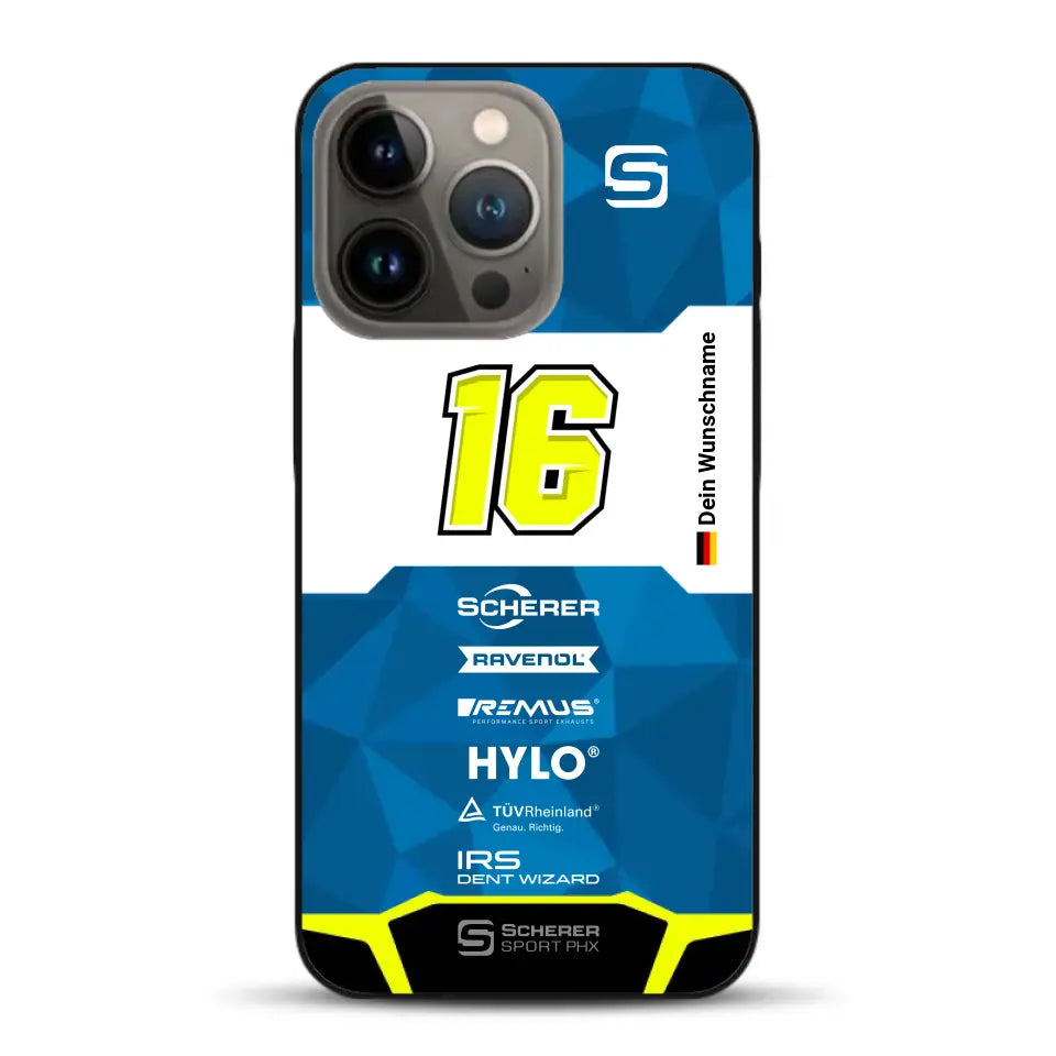 Scherer Sport PHX #16 Sieger 24h Nürburgring 2024 Livery - Custodia per cellulare personalizzata per iPhone