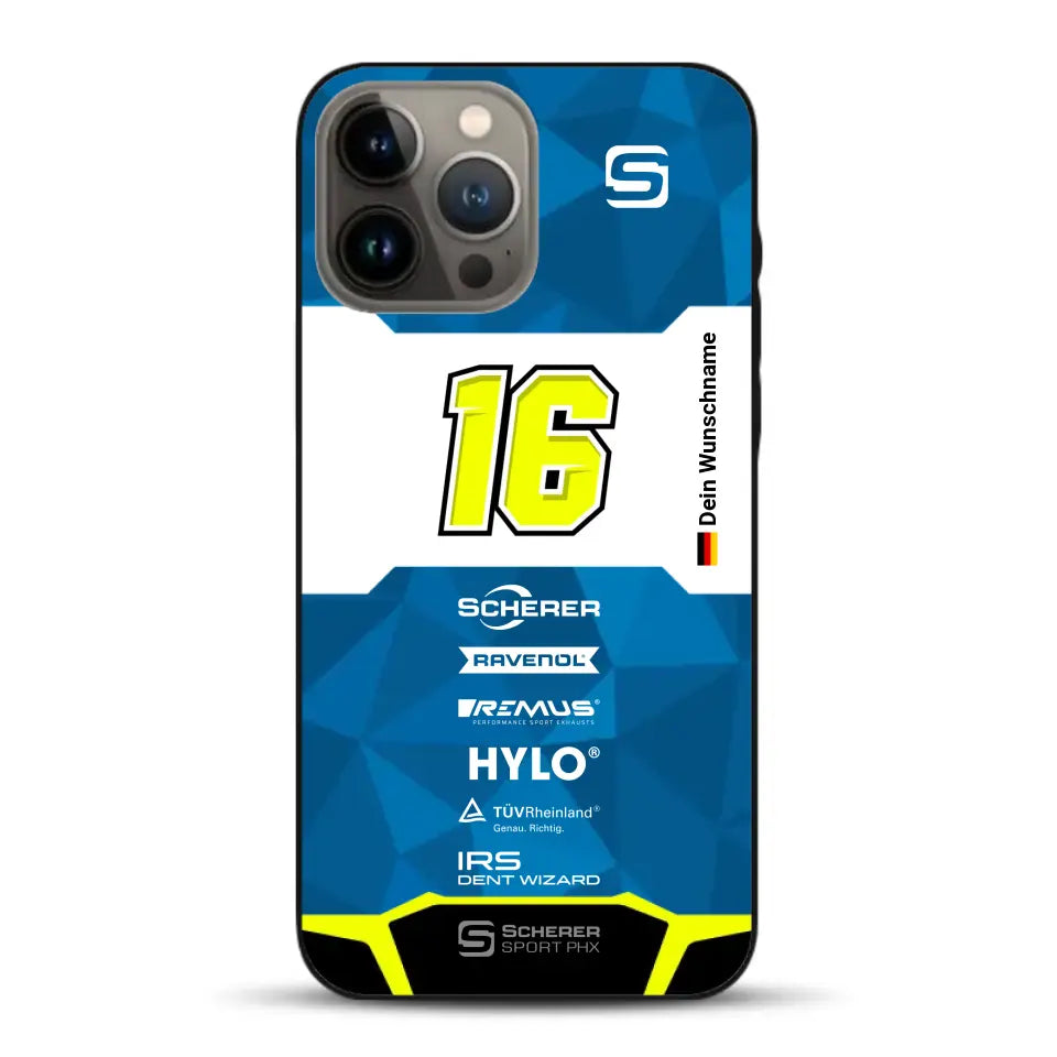 Scherer Sport PHX #16 Sieger 24h Nürburgring 2024 Livery - Custodia per cellulare personalizzata per iPhone