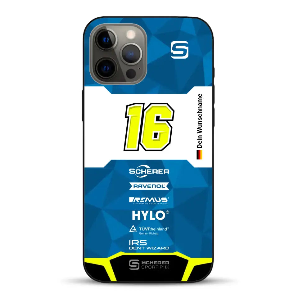Scherer Sport PHX #16 Sieger 24h Nürburgring 2024 Livery - Custodia per cellulare personalizzata per iPhone