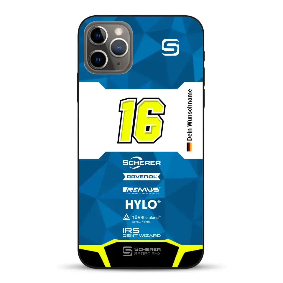 Scherer Sport PHX #16 Sieger 24h Nürburgring 2024 Livery - Custodia per cellulare personalizzata per iPhone