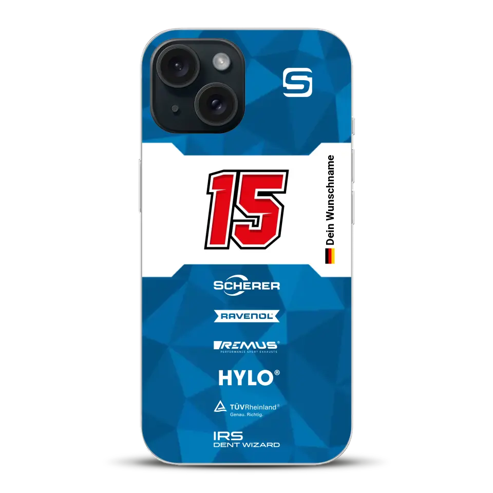 Scherer Sport PHX #15 24h Nürburgring 2024 Livery - Custodia per cellulare personalizzata per iPhone
