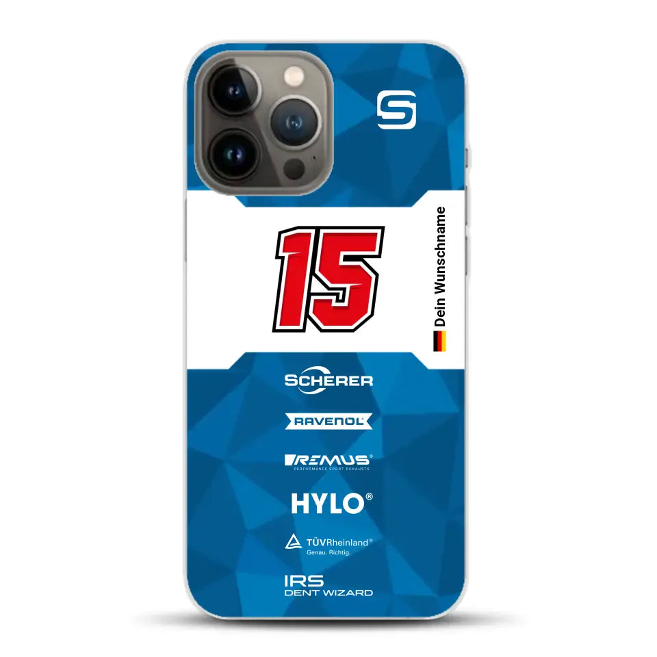 Scherer Sport PHX #15 24h Nürburgring 2024 Livery - Custodia per cellulare personalizzata per iPhone