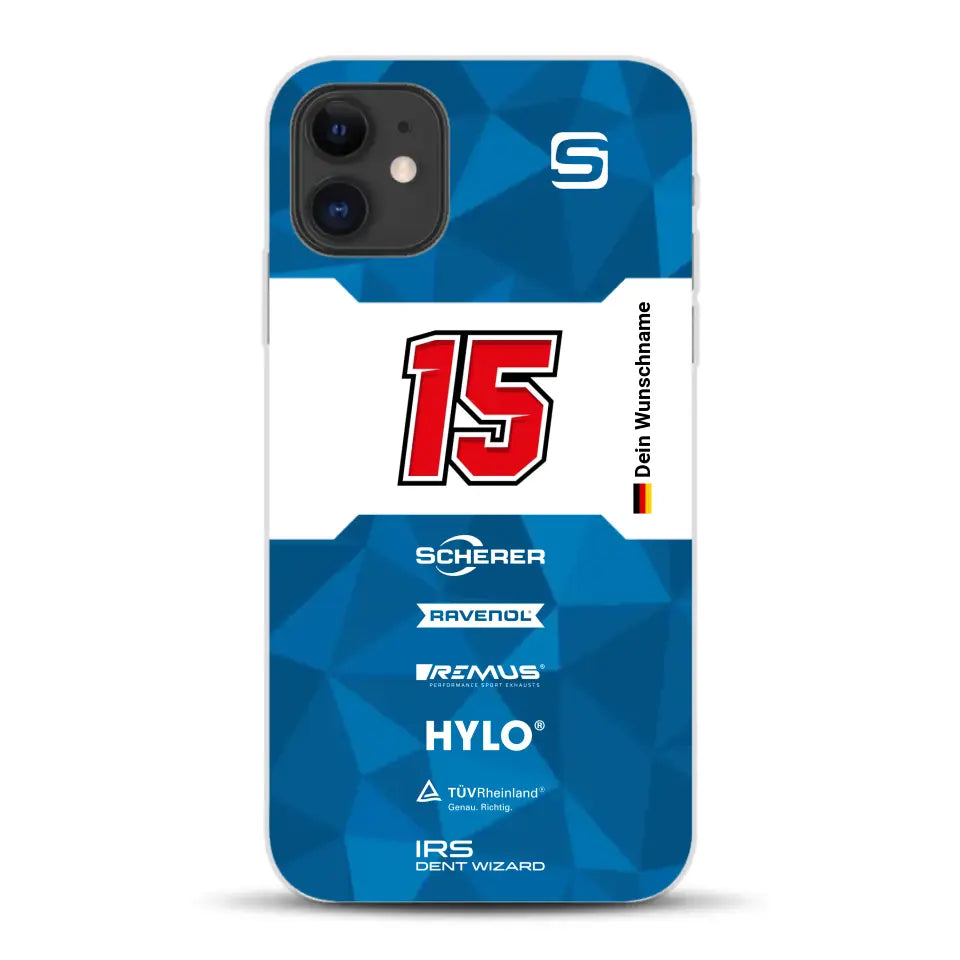 Scherer Sport PHX #15 24h Nürburgring 2024 Livery - Custodia per cellulare personalizzata per iPhone