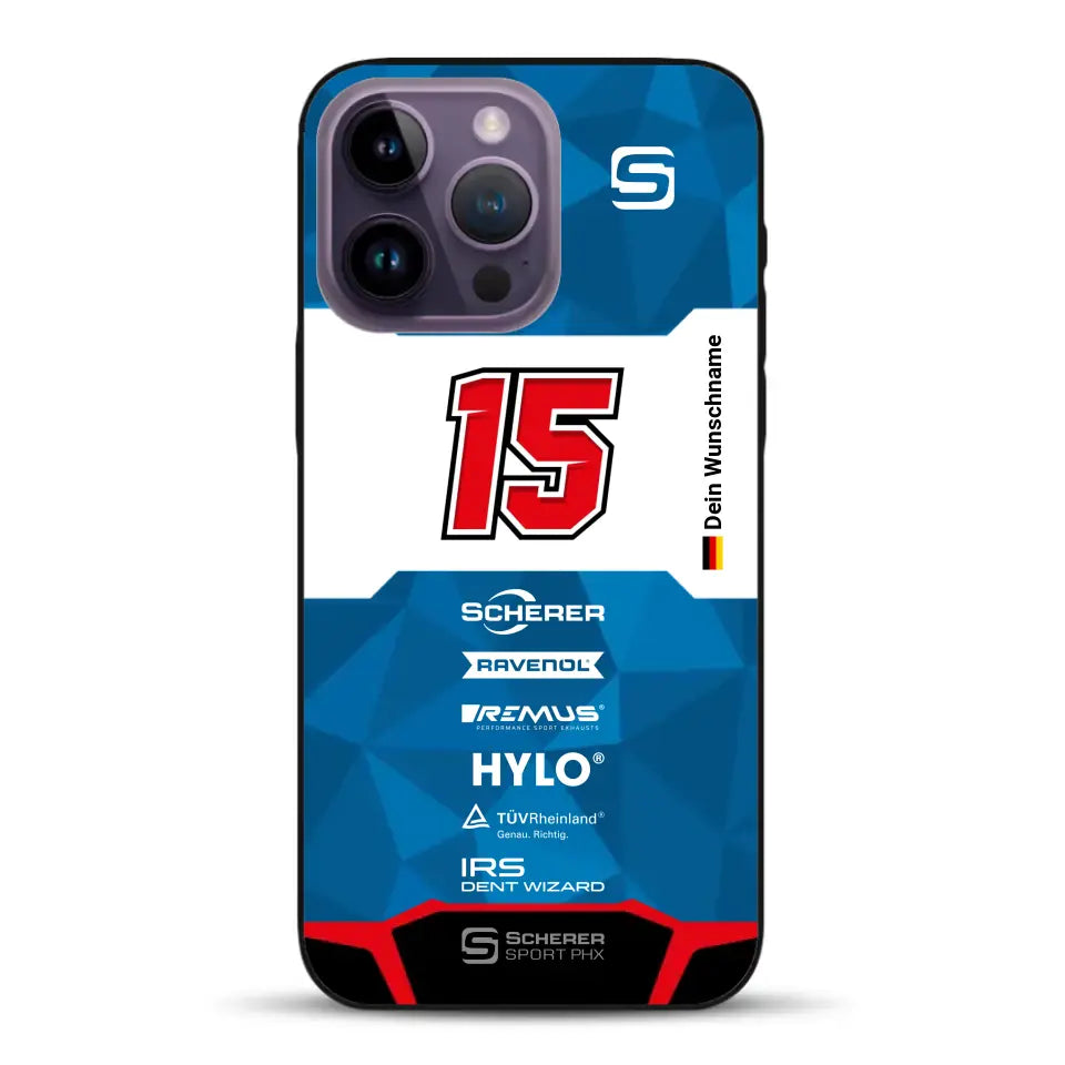 Scherer Sport PHX #15 24h Nürburgring 2024 Livery - Custodia per cellulare personalizzata per iPhone