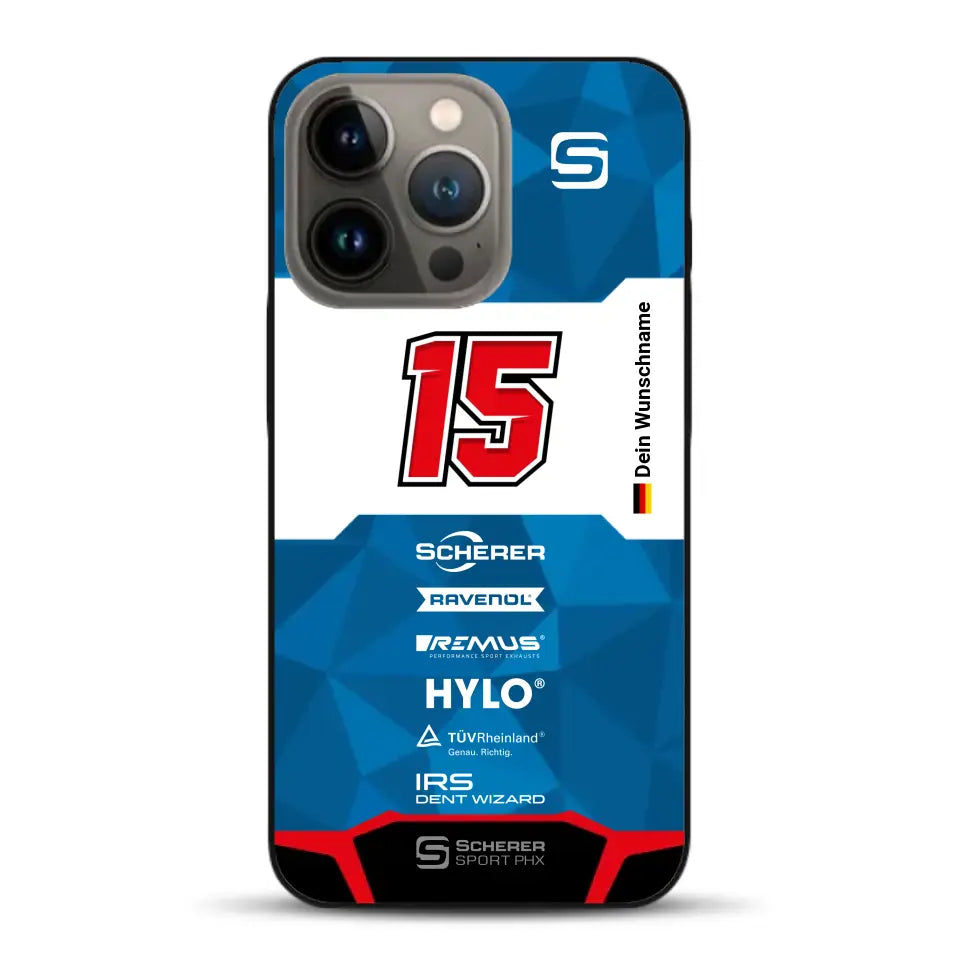 Scherer Sport PHX #15 24h Nürburgring 2024 Livery - Custodia per cellulare personalizzata per iPhone