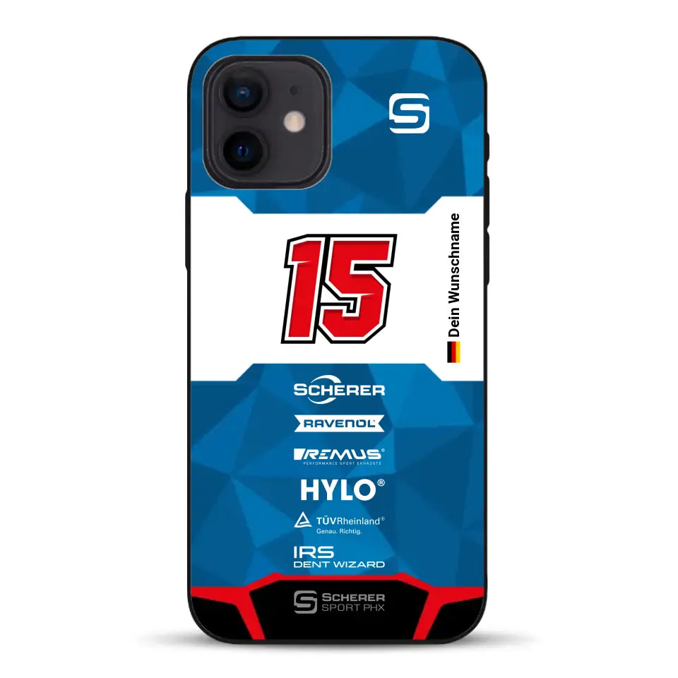 Scherer Sport PHX #15 24h Nürburgring 2024 Livery - Custodia per cellulare personalizzata per iPhone