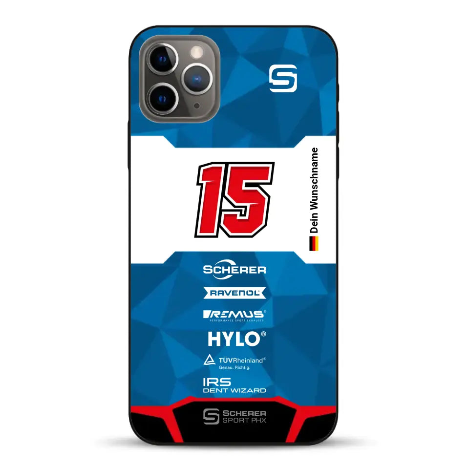 Scherer Sport PHX #15 24h Nürburgring 2024 Livery - Custodia per cellulare personalizzata per iPhone