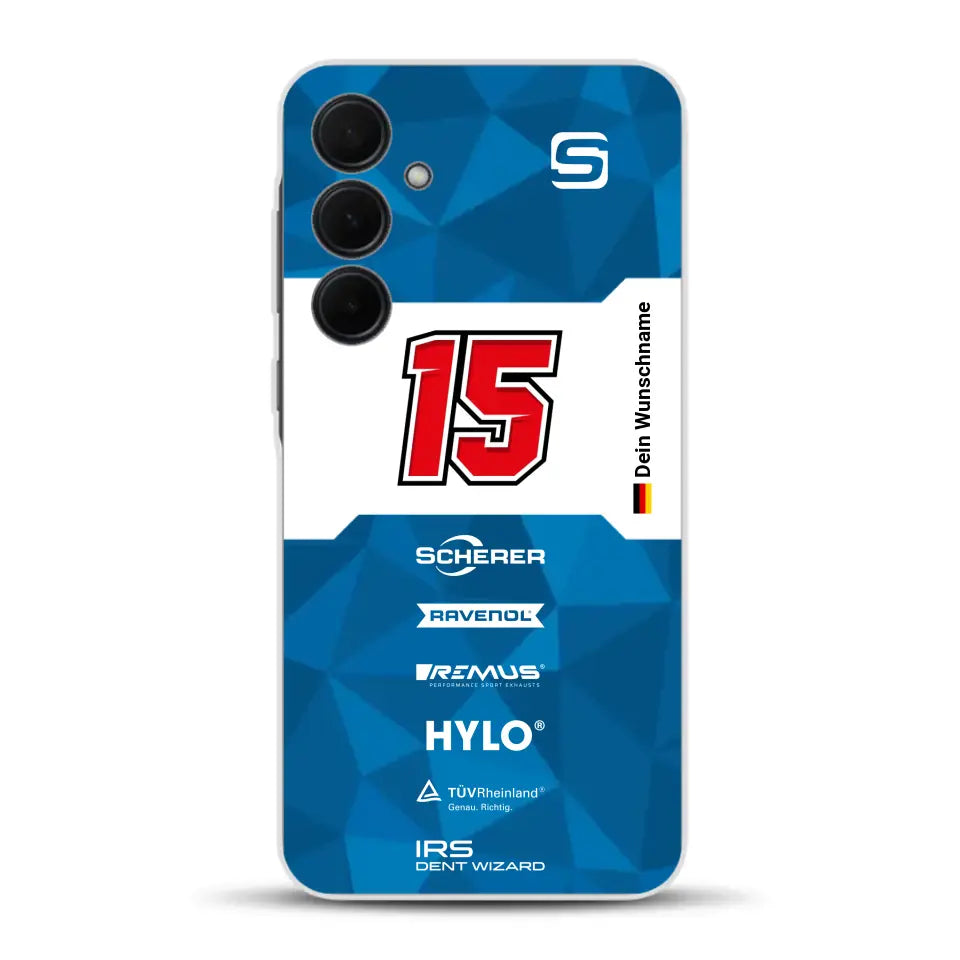 Scherer Sport PHX #15 24h Nürburgring 2024 Livery - Custodia per cellulare personalizzata per Samsung