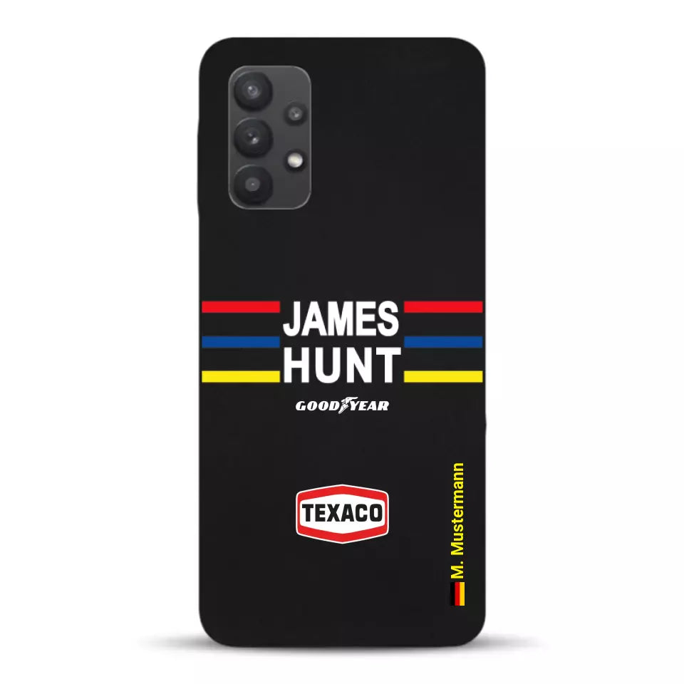 James Hunt Helm Livery - Personnalisé coque pour Samsung