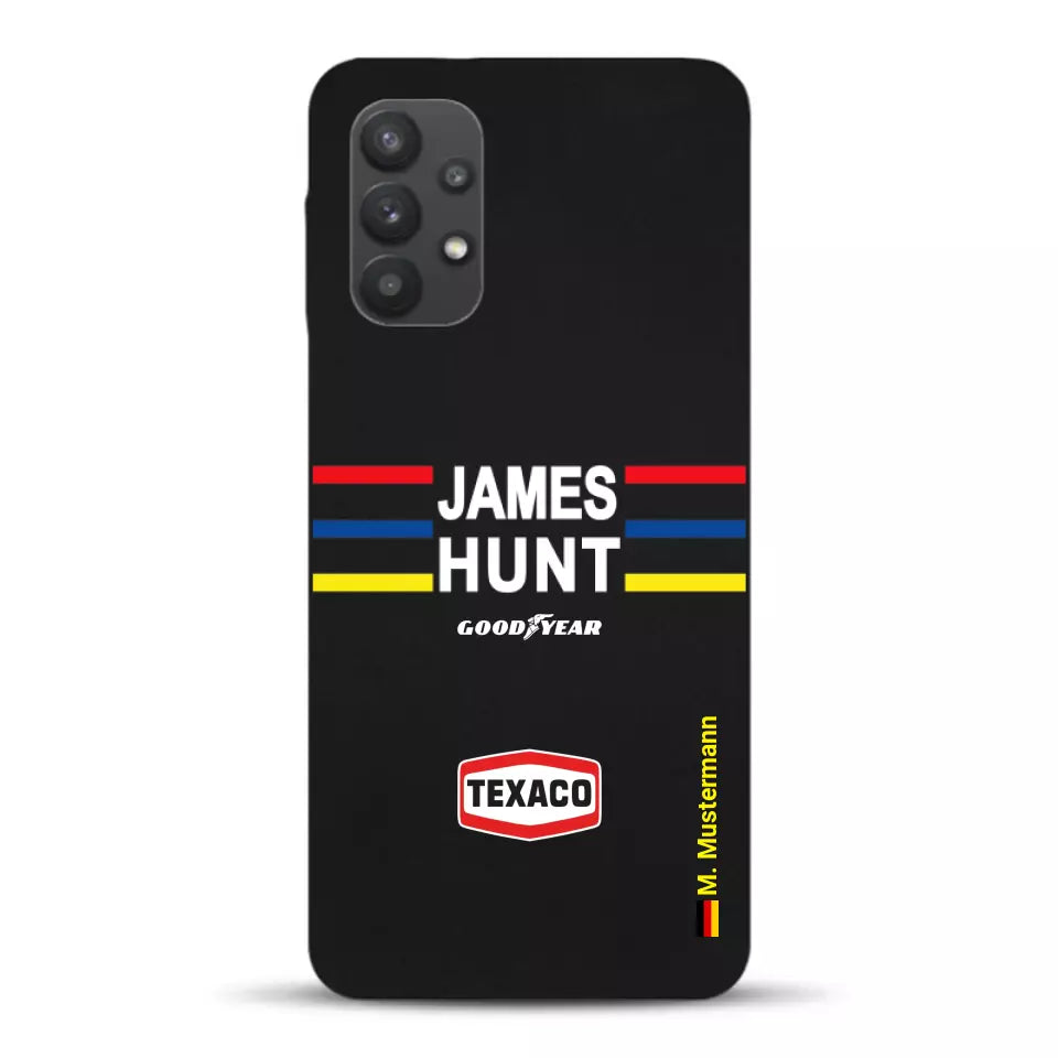James Hunt Helm Livery - Personnalisé coque pour Samsung