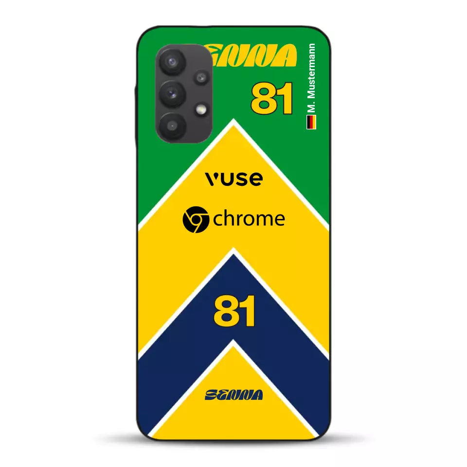 McL F1 Senna Monaco 2024 Livery - Individuelle Handyhülle für Samsung