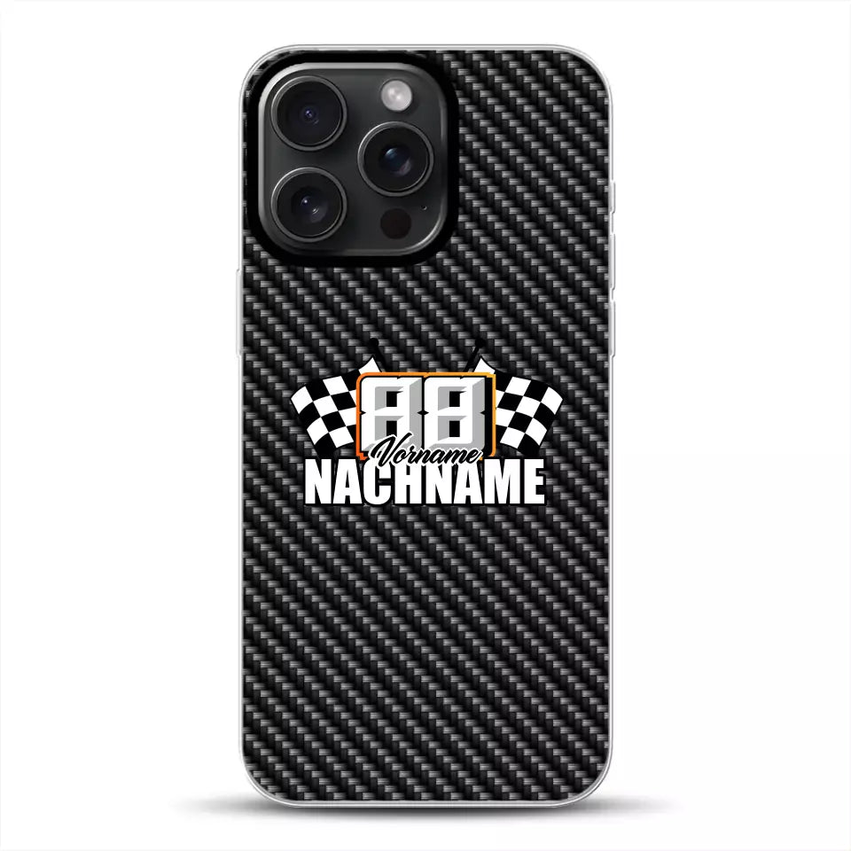 Carbon style #1 - Custom phone case for iPhone