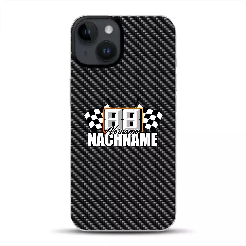 Carbon style #1 - Custom phone case for iPhone