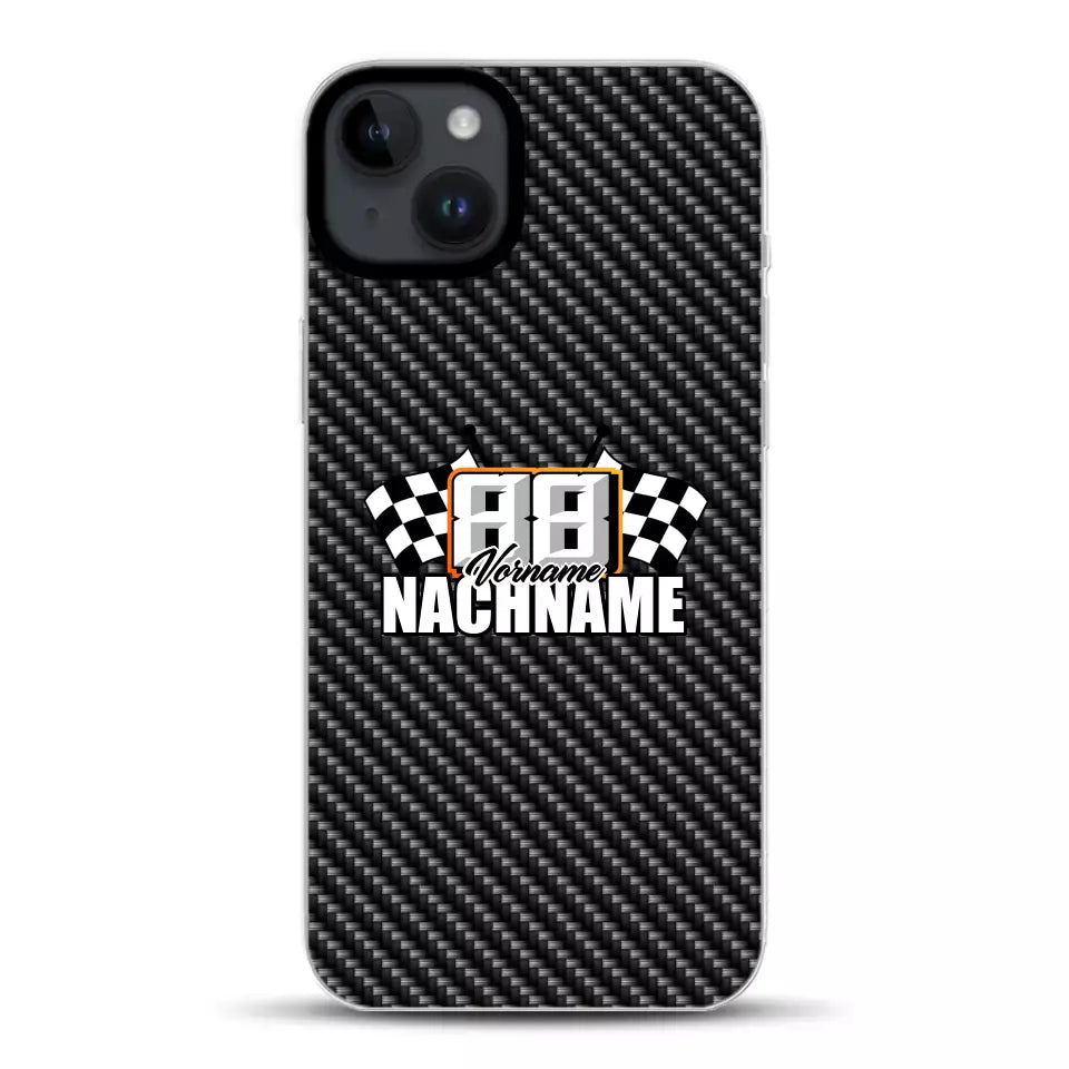 Carbon style #1 - Custom phone case for iPhone